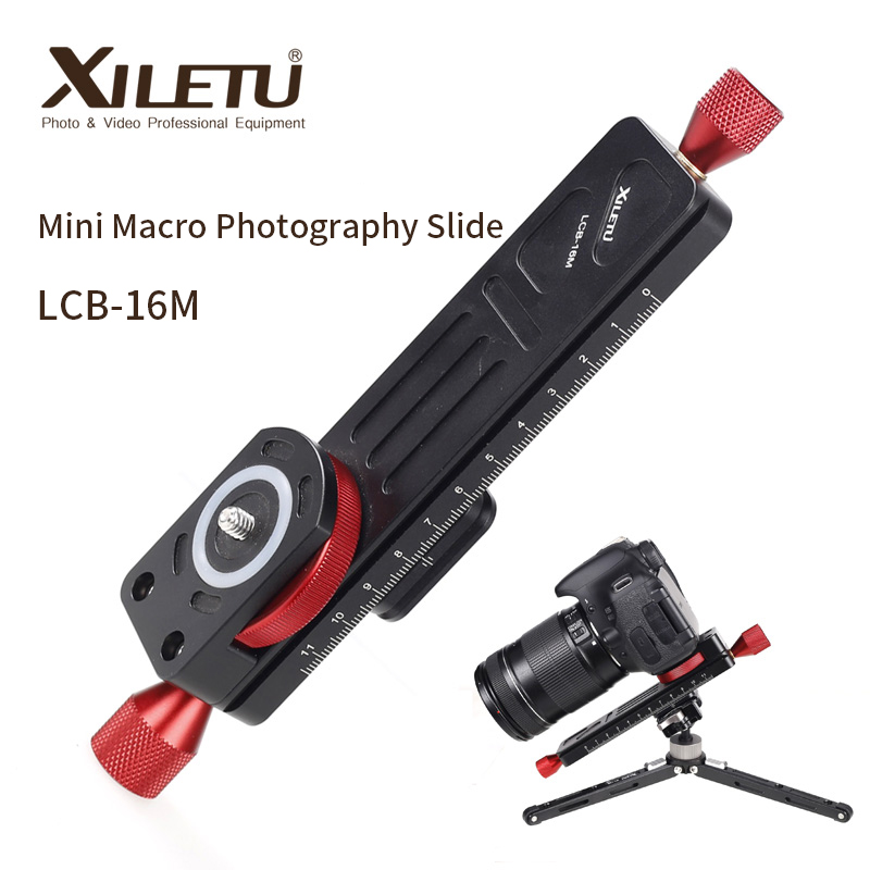 Camera Slider Rail - XILETU LCB-16M 미니 매크로 사진 레일
