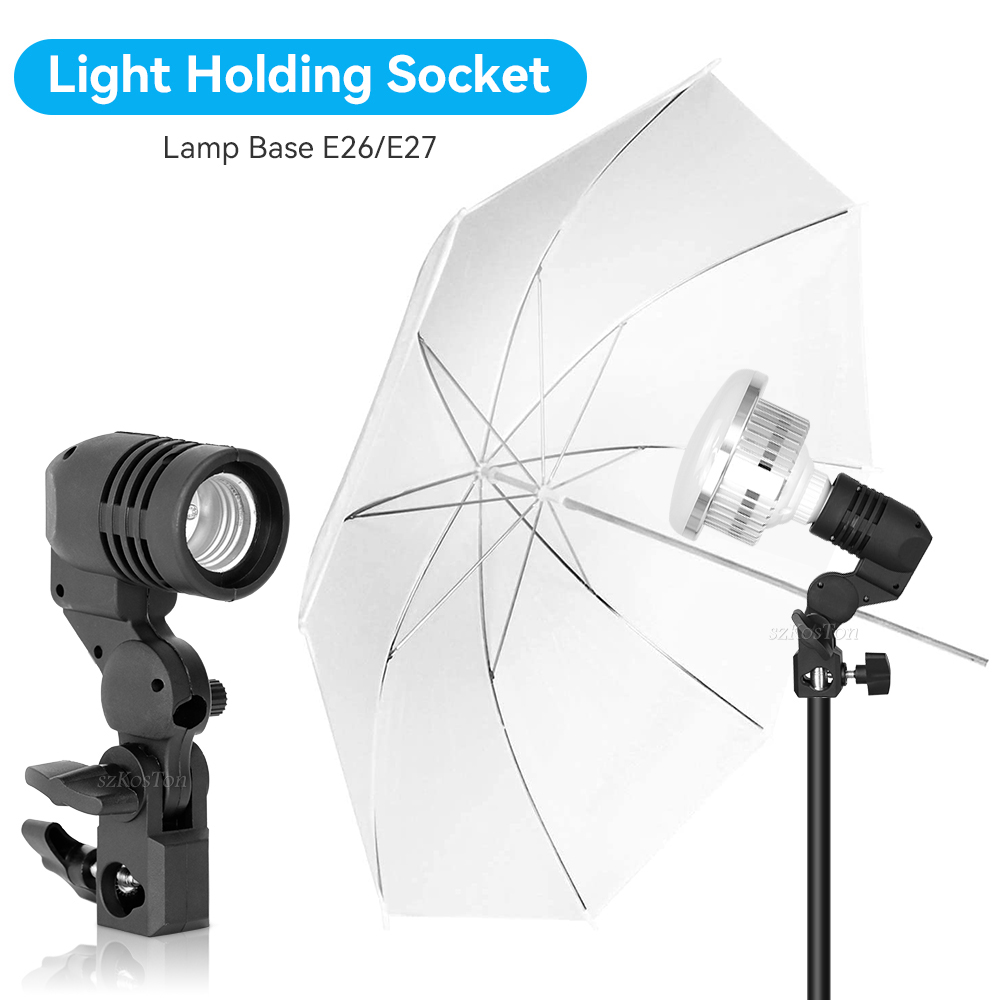 Photography Bulb - 2PCS/1PC E27 단일 헤드 전구 홀더