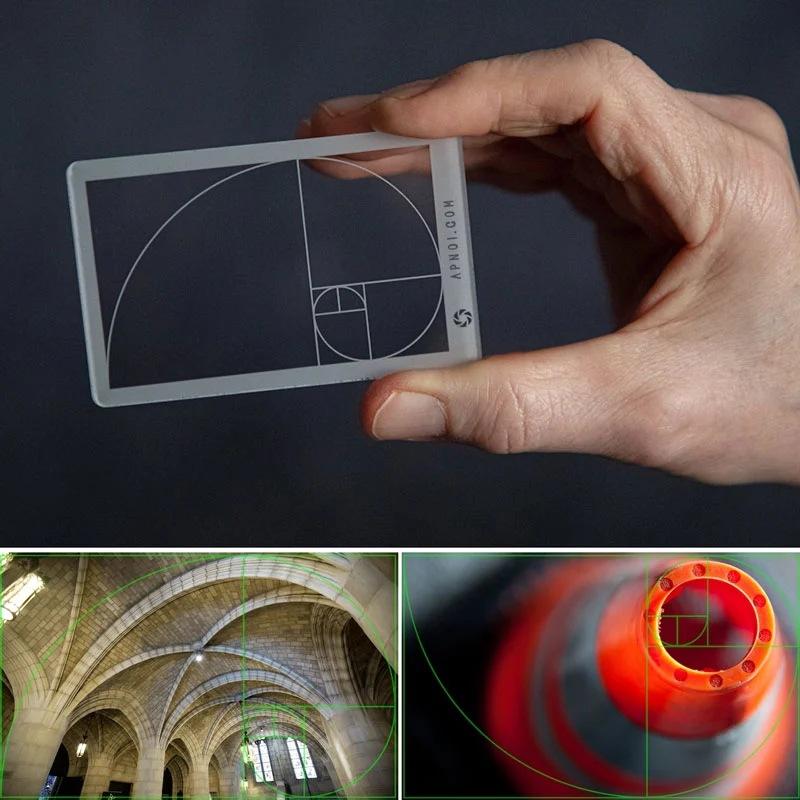 Photography Golden Ratio - 피보나치 뷰파인더 황금비율 자 사진 구성