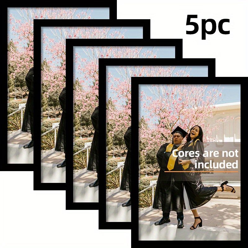 Photography Definition - 5피스 세트 A4 블랙 우드 포토