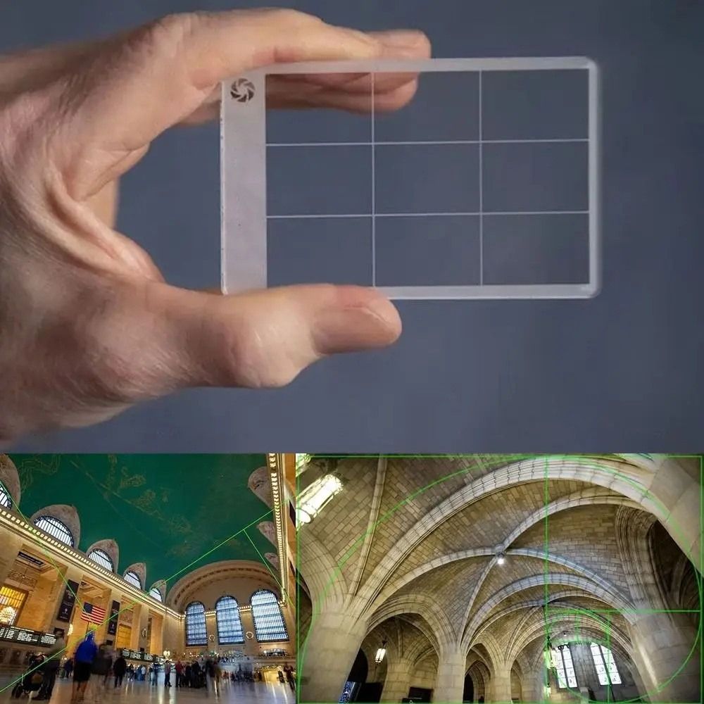 뷰파인더 눈금자 황금 비율 눈금자 클리어 피보나치 구성 - Photography Golden Ratio 리뷰 및 가격