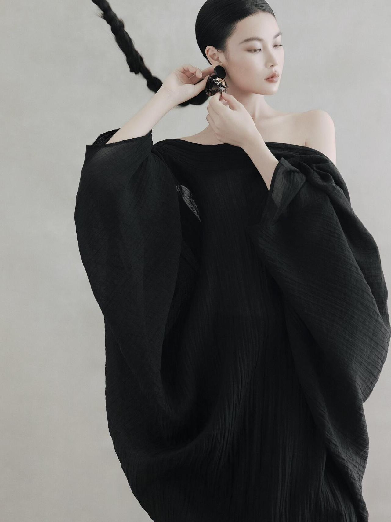 블랙 백리스 드레스 여성용 레트로 민족풍 예술 사진 스 - Photography Zen 리뷰 및 가격