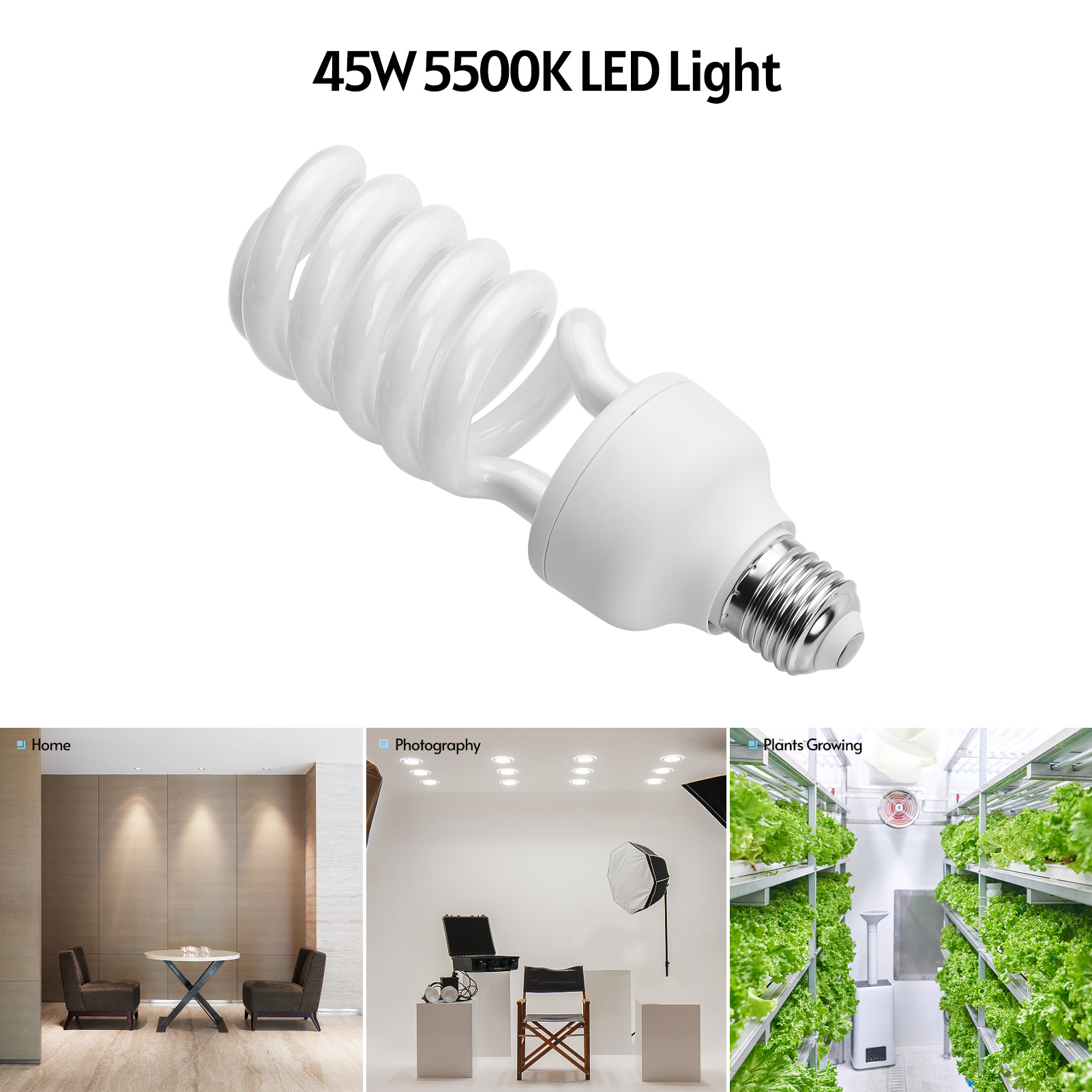 스튜디오 사진 비디오 조명용 나선형 형광 전구, 550 - Photography Bulb 리뷰 및 가격