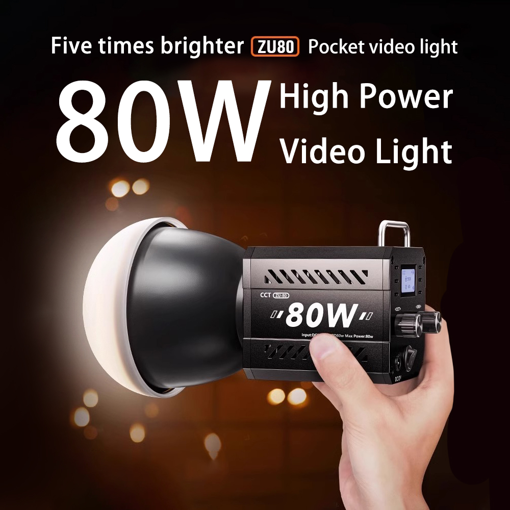 ZU80 COB LED 비디오 조명 80W 사진 조명  - Strobe Light Studio 리뷰 및 가격