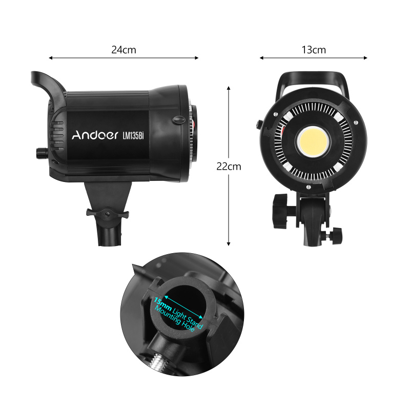 Andoer LM135Bi 휴대용 LED 사진 채우기  - Strobe Light Studio 리뷰 및 가격