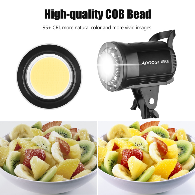 Andoer LM135Bi 휴대용 LED 사진 채우기  - Strobe Light Studio 리뷰 및 가격