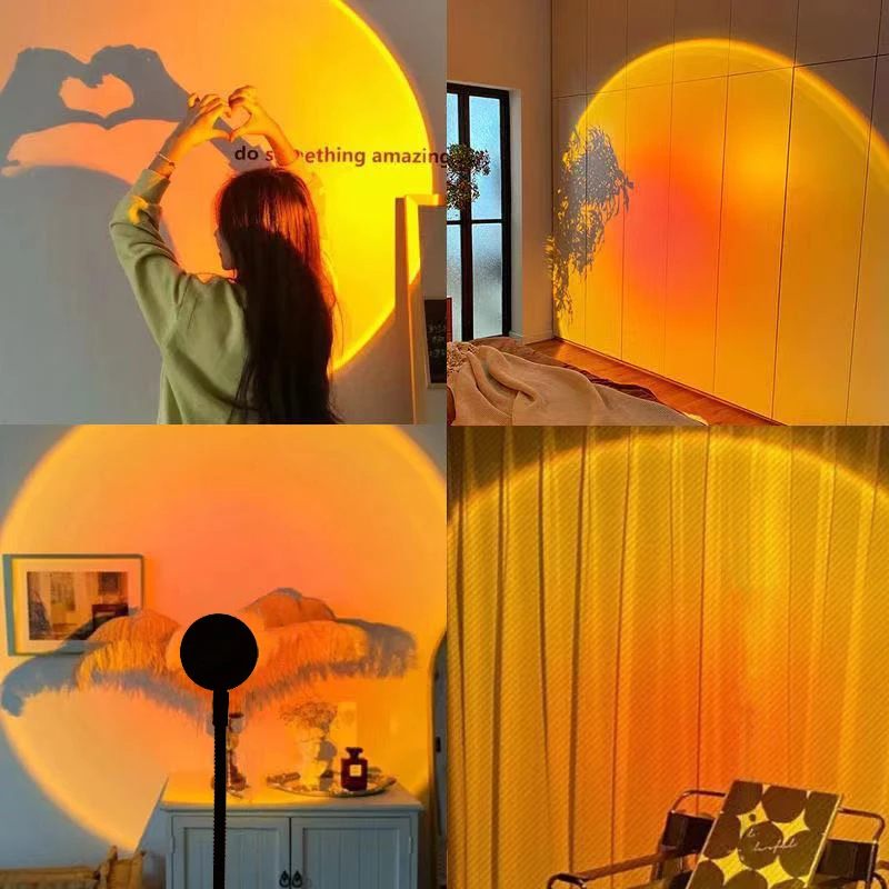 일몰 램프 야간 조명 멀티 컬러 일몰 프로젝터 스마트  - Photography Bulb 리뷰 및 가격