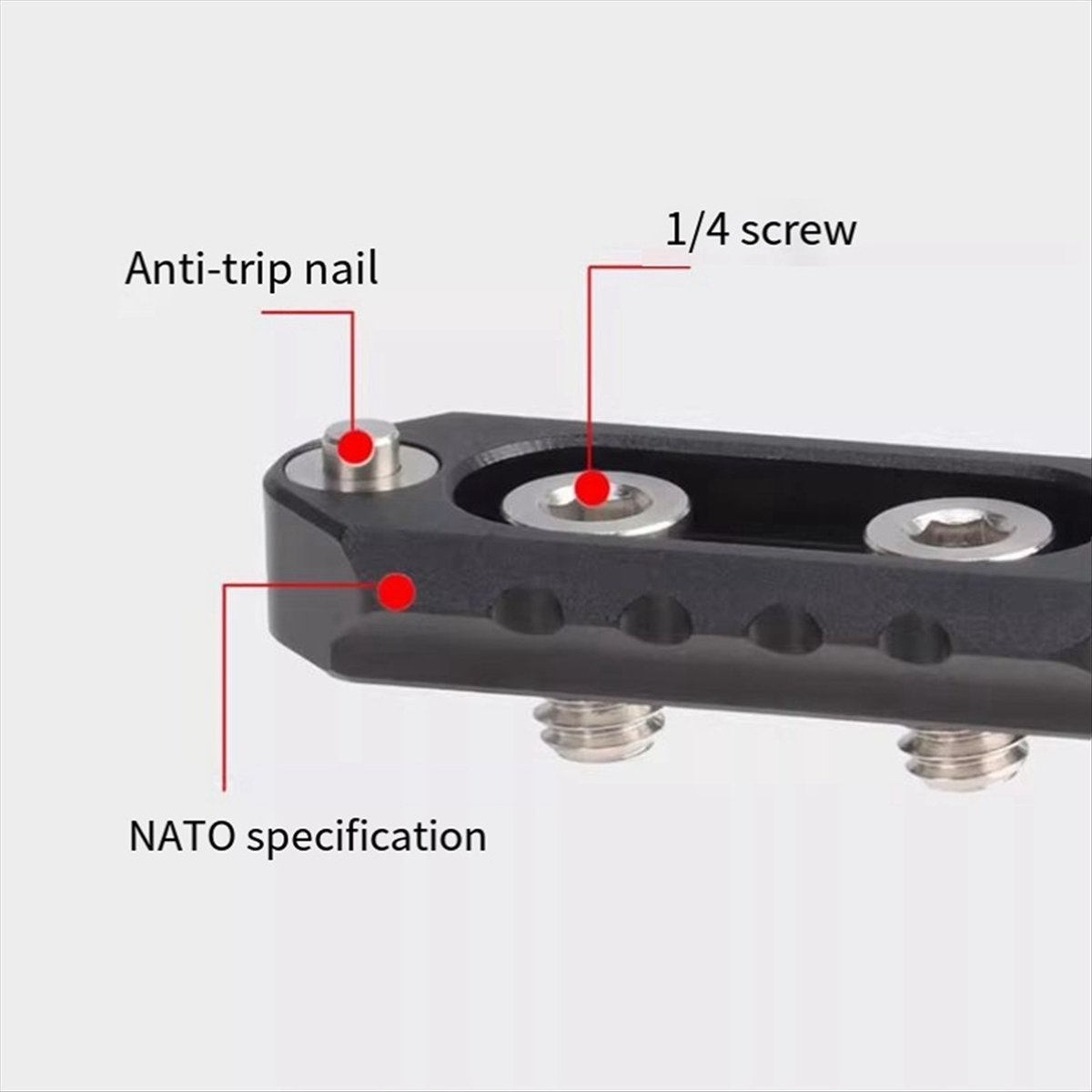(A03R) 나토 슬라이더 4.9cm 범용 카메라 래빗 - Camera Slider Rail 리뷰 및 가격