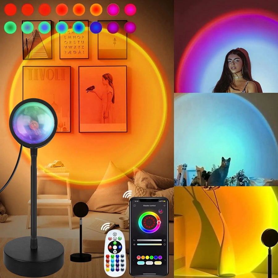 스마트 일몰 램프 Tuya LED 야간 조명 USB R - Photography Bulb 리뷰 및 가격