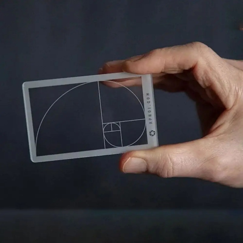 뷰파인더 눈금자 황금 비율 눈금자 아크릴 피보나치 구성 - Photography Golden Ratio 리뷰 및 가격