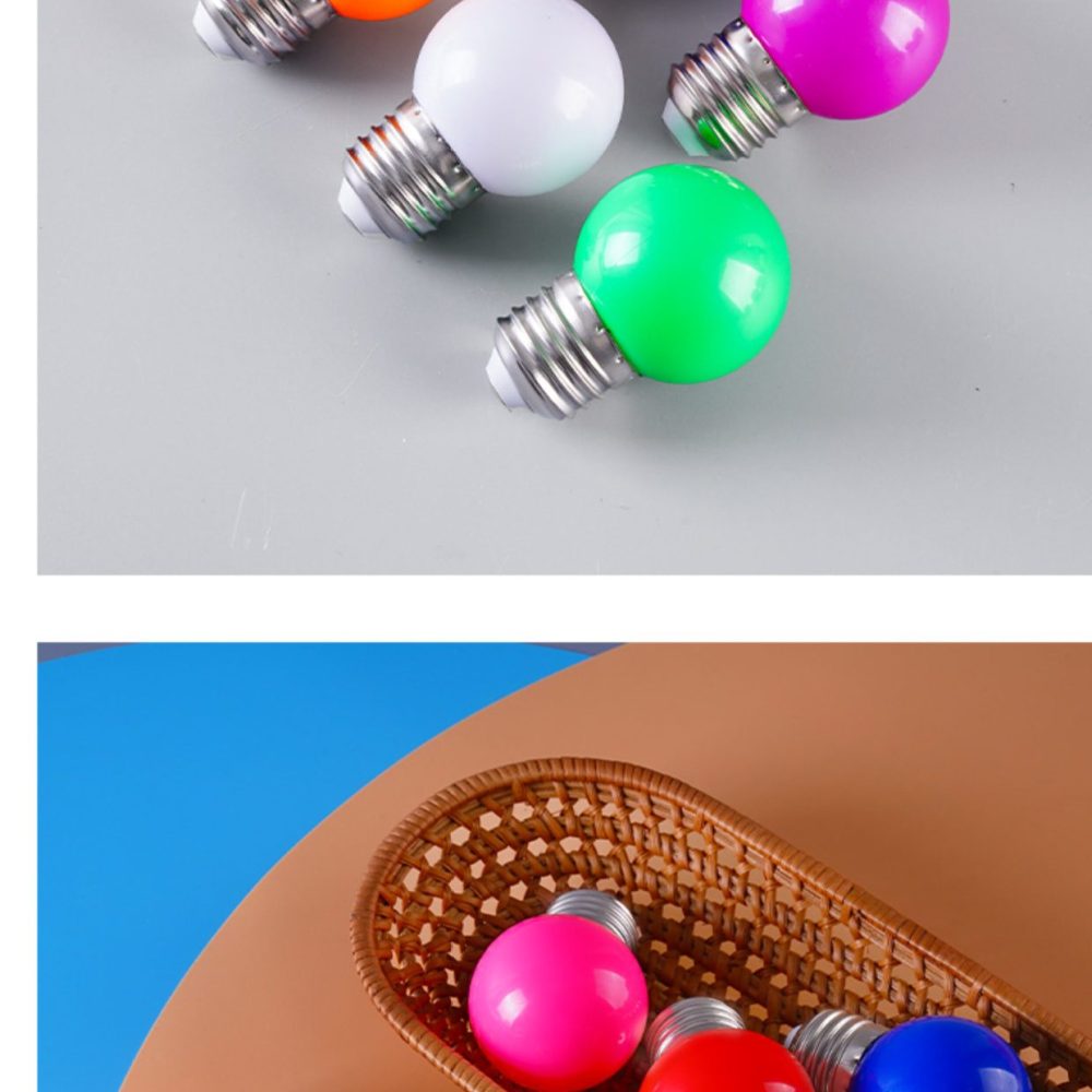 E27 컬러 LED 전구 에너지 절약 램프 홈 장식용  - Photography Bulb 리뷰 및 가격