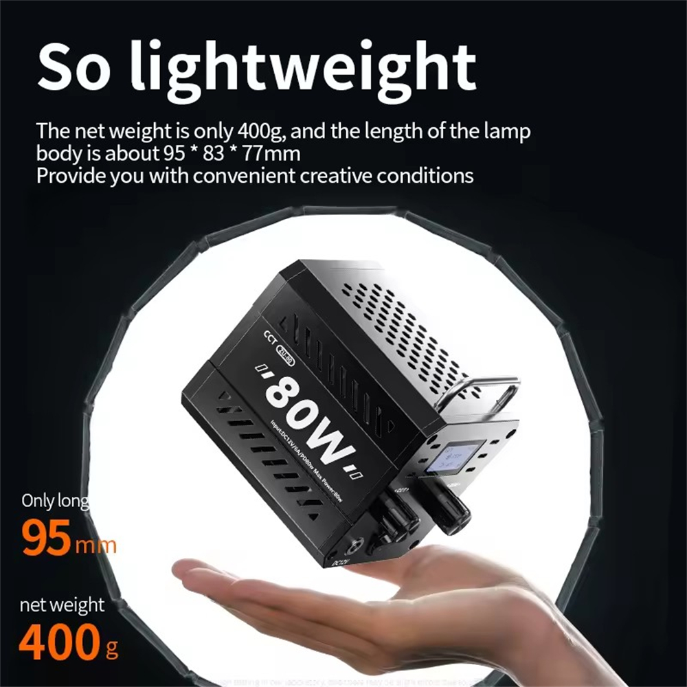 FANGTUOSI ZU80 사진 스튜디오 조명 COB  - Photography Bulb 리뷰 및 가격