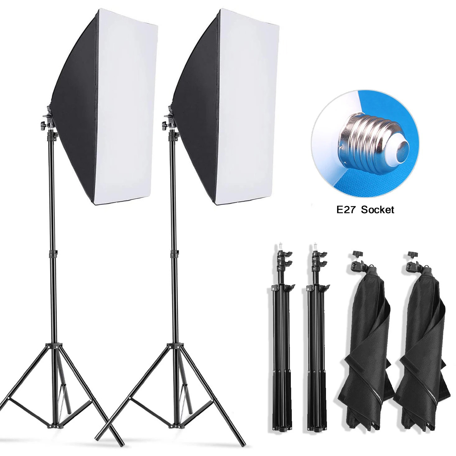 전문 사진 소프트박스 조명 소프트 박스 삼각대 포함 E - Photography Bulb 리뷰 및 가격