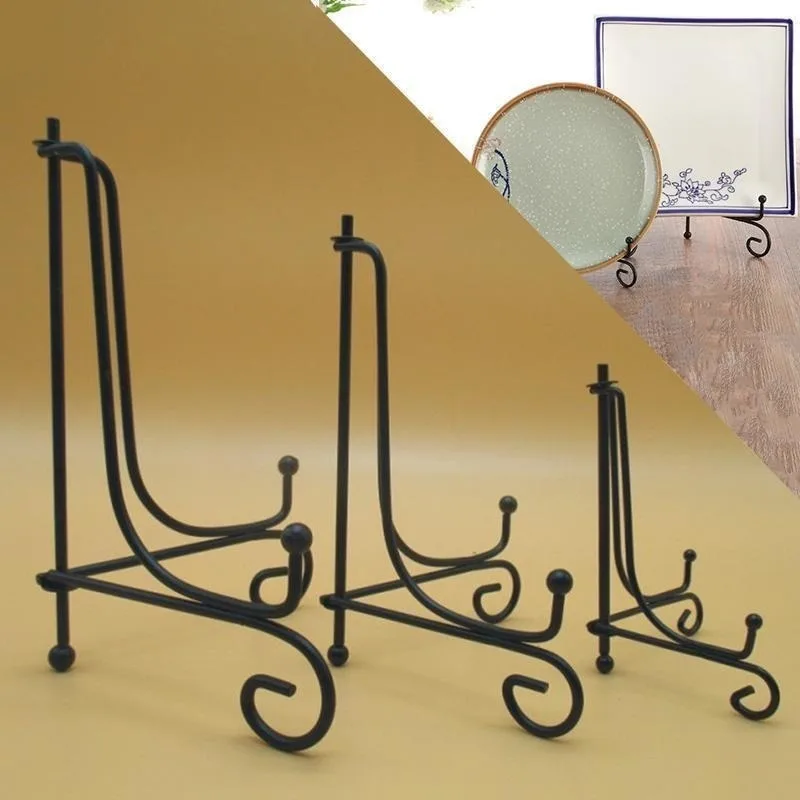 1pc 검은 철 DIY 공예 브래킷 책 홀더 사진 받침 - Photography Definition 리뷰 및 가격