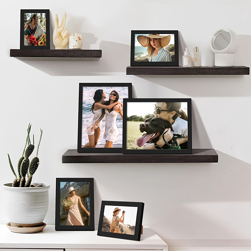 5피스 세트 A4 블랙 우드 포토 프레임 벽걸이용 21 - Photography Definition 리뷰 및 가격