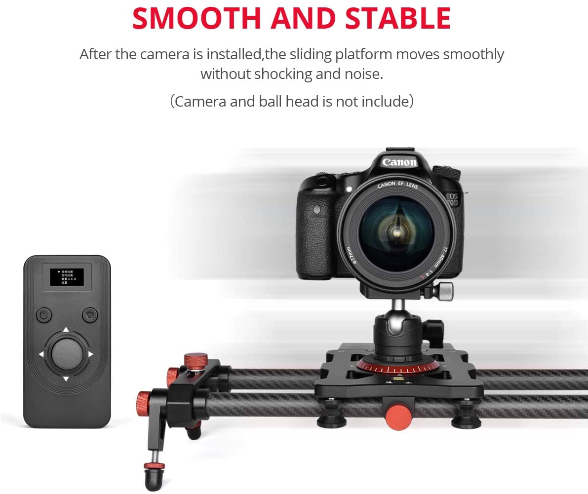 DSLR 카메라용 전문 전기 카메라 슬라이더, 전동 비 - Camera Slider Rail 리뷰 및 가격