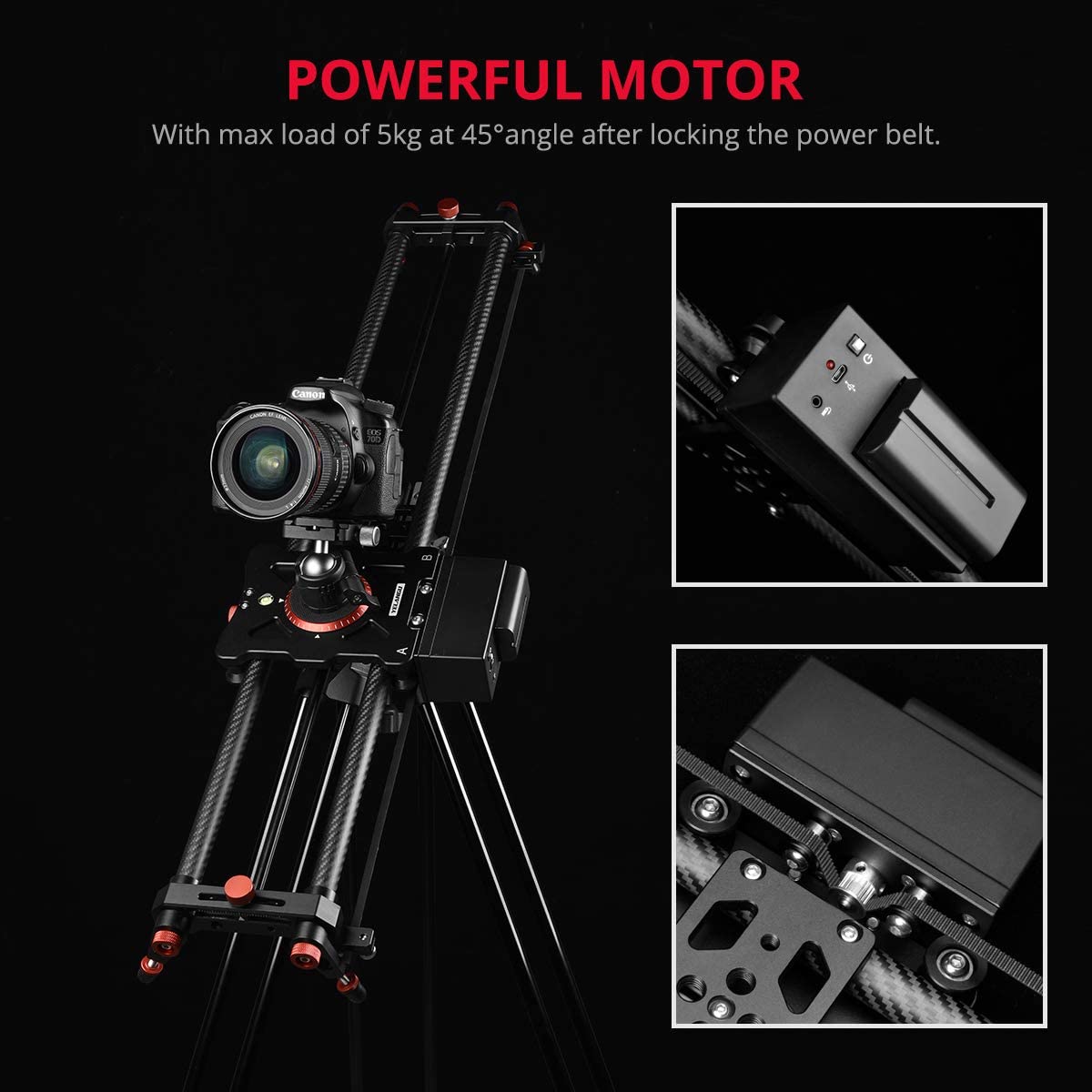 DSLR 카메라용 전문 전기 카메라 슬라이더, 전동 비 - Camera Slider Rail 리뷰 및 가격