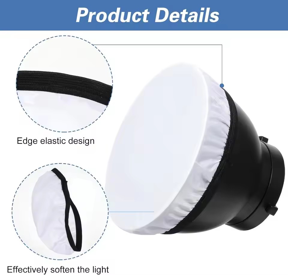 1/3/5/10Pcs 7인치 사진 조명 소프트 디퓨저  - Strobe Light Studio 리뷰 및 가격