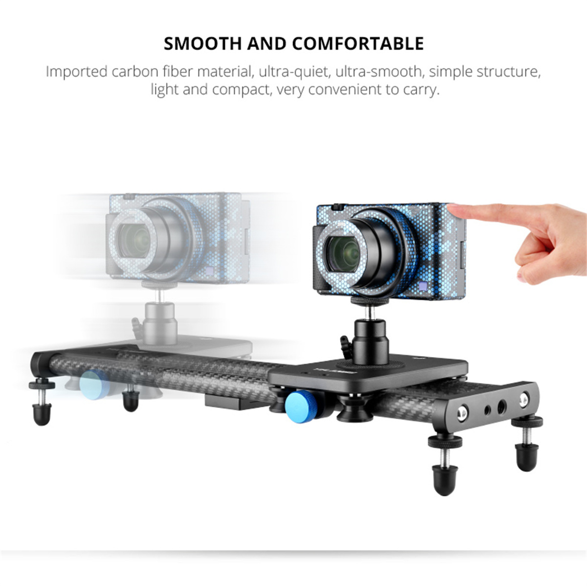 YELANGU 40CM 탄소 섬유 카메라 트랙 슬라이더 - Camera Slider Rail 리뷰 및 가격