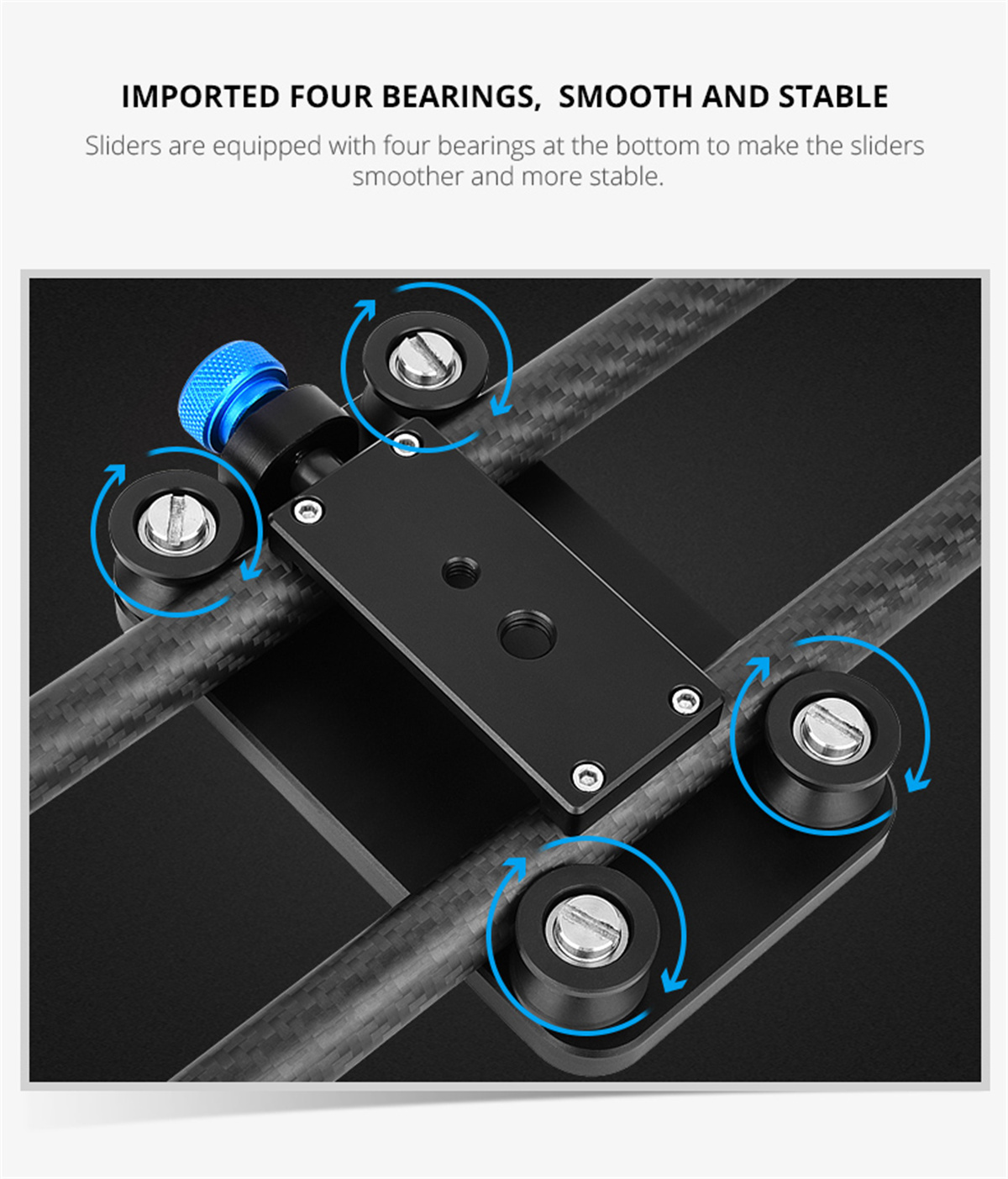 YELANGU 40CM 탄소 섬유 카메라 트랙 슬라이더 - Camera Slider Rail 리뷰 및 가격