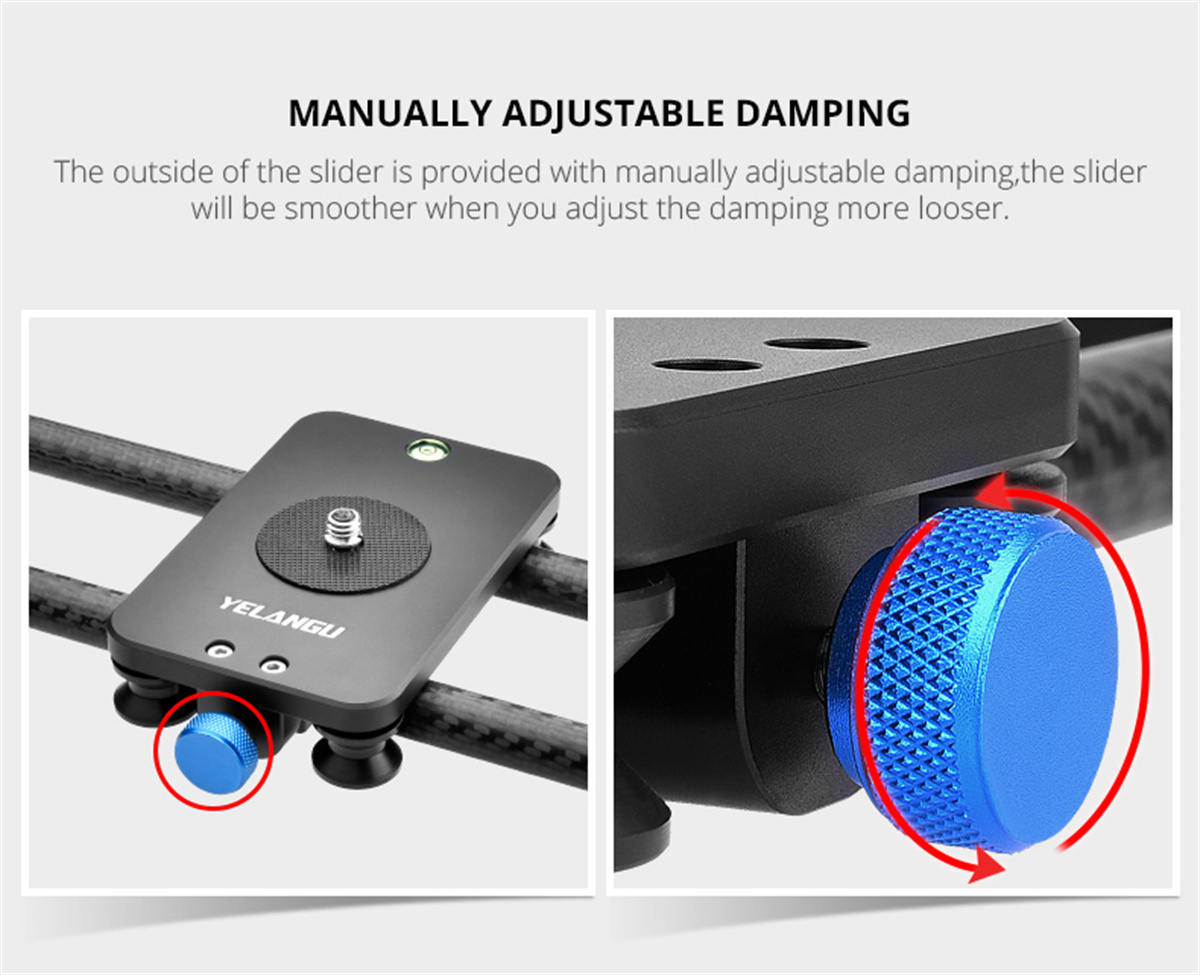 YELANGU 40CM 탄소 섬유 카메라 트랙 슬라이더 - Camera Slider Rail 리뷰 및 가격