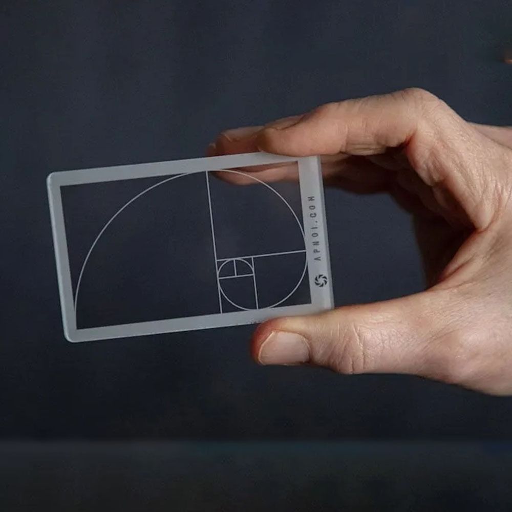 눈금자 황금 비율 눈금자 아크릴 피보나치 구성 뷰 파인 - Photography Golden Ratio 리뷰 및 가격