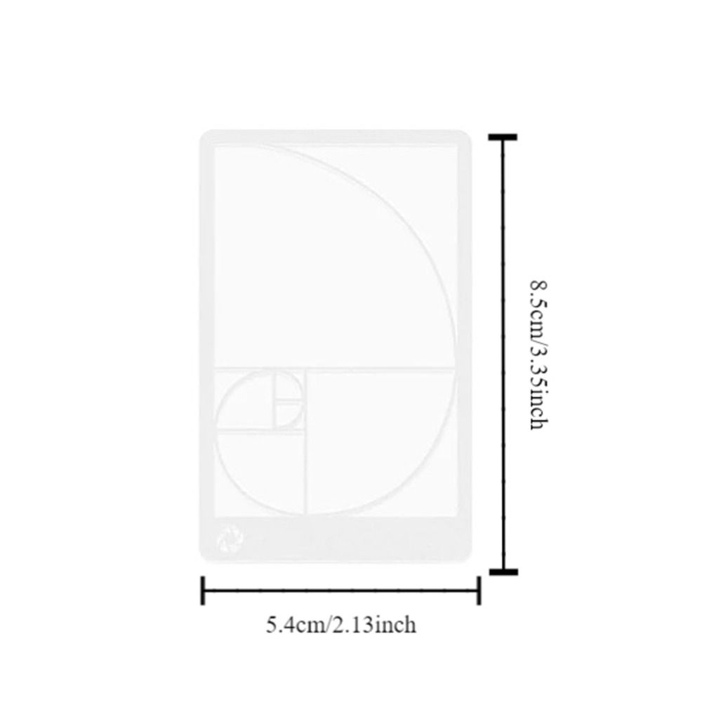 어린이 성인 투명 뷰 파인더 눈금자 구성 삼각형 황금  - Photography Golden Ratio 리뷰 및 가격