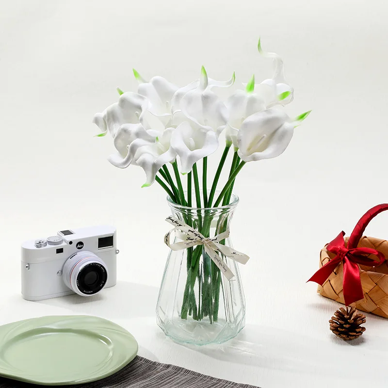 10Pcs 웨딩 홈 시뮬레이션 꽃 칼라 백합 호텔 장식 - Photography Hotel 리뷰 및 가격