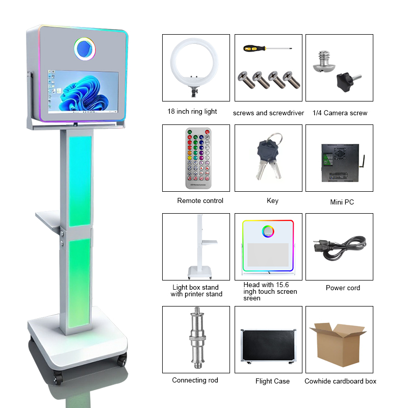 간편 설치 & 무료 로고 LED 조명 15.6인치 터치 - Photography Zone 리뷰 및 가격